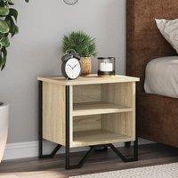 Berkfield Home Bedside Cabinet Sonoma Oak 2 pcs 40x30x40 cm Engineered Wood in Brown | Size: 40 x 30 x 40 cm