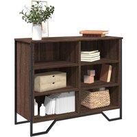 Berkfield Home Sideboard Brown Oak 91x35.5x74.5 cm Engineered Wood