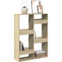Berkfield Home Bookcase Sonoma Oak 100x33x135 cm Engineered Wood in Brown | Size: 100 x 33 x 135 cm