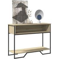 Berkfield Home Console Table Sonoma Oak 100x35x74.5 cm Engineered Wood in Brown