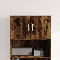 Berkfield Home Wall Cabinet Smoked Oak 70x42.5x40 cm Engineered Wood in Brown