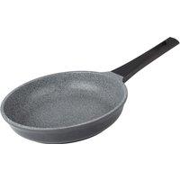 Royalford 24CM Frying Pan with Durable Marble Coating, Die-Cast Aluminium Skillet in Grey