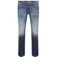 Diesel Men's Larkee-X Straight Fit Stone Washed Dark Blue Jeans | Size: 36S