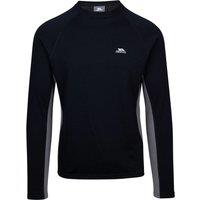 Trespass Men's Ghazi Base Layer Top in Black | Size: Medium