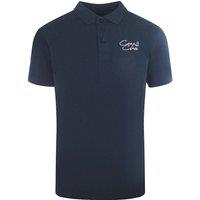 Cavalli Class Men's Signature Logo Navy Blue Polo Shirt | Size: 2XL