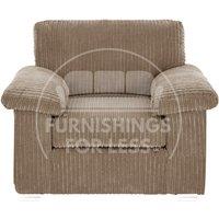 Delta Large Fabric Armchair Sofa Padded Arms Jumbo Cord