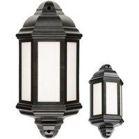 Netlighting LED Half Wall Lantern 230V IP54 in Black