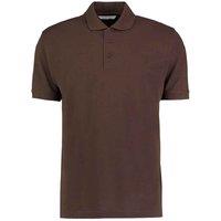 Kustom Kit Men's Klassic Piqu Polo Shirt in Chocolate | Size: XL