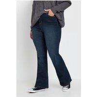 Yours Women's Bootcut Stretch Jeans in Blue | Size: 20S