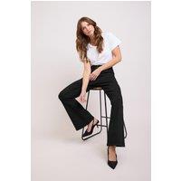 M&Co Women's Lift & Shape Kick Flare Jeans in Black | Size: 14L