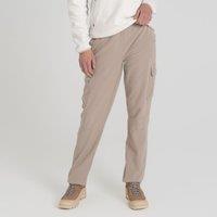 Craghoppers Women's CO2 Renu Florence Comfortable Stretch Agile Trouser in Light Beige | Size: 20