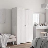 Berkfield Home Wardrobe BODO White 101x52x176.5 cm Solid Wood Pine