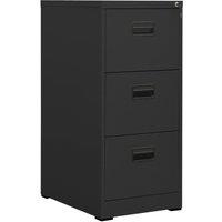 Berkfield Home Filing Cabinet Anthracite 46x62x102.5 cm Steel in Black
