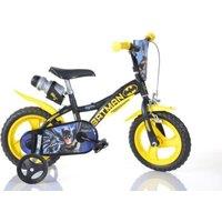 Dino Bikes Batman 12in Bike - Black/Yellow in Black