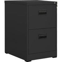 Berkfield Home Filing Cabinet Anthracite 46x62x72.5 cm Steel in Black