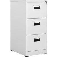 Berkfield Home Filing Cabinet Light Grey 46x62x102.5 cm Steel