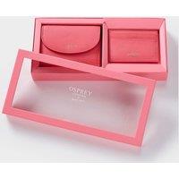 OSPREY LONDON Women's The Tilly Leather Purse Gift Set in Pink