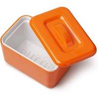 Zeal Melamine Insulated Butter Dish with Lid in Orange