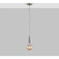 FurnitureboxUK Alice Grey Concrete Pendant Ceiling Light