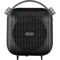 DELONGHI Capsule Hobby Fan Heater, 2400W, HFS30C24.DG in Black | Size: Single