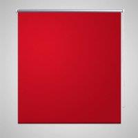 Berkfield Home Roller Blind Blackout 120 x 175 cm Red