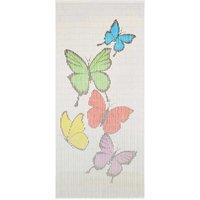 Berkfield Home Insect Door Curtain Bamboo 90x200 cm