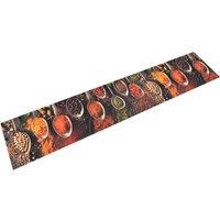 Kitchen Rug Washable Spoon & Spices 60x300 cm Velvet