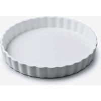 WM Bartleet & Sons Porcelain Round Flan Dish 27cm in White