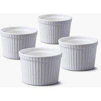 WM Bartleet & Sons Porcelain Deep Ramekin 7cm Set of 4 in White