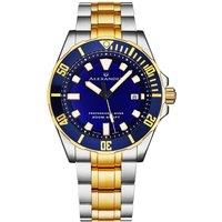 Alexander Men's A501B Vathos Luxury Diver's Watch 42mm in Gold