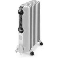 DELONGHI Oil Filled Radiator - White, TRRS0920 in White | Size: Single
