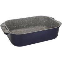 MasterClass Large Metallic Blue Roasting Tin with Handles