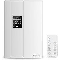 MONHOUSE Dehumidifier 24H Timer Ultra Quiet Mould & Damp Remover 2.2L Capacity in White