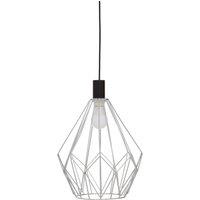 Orsina Black Finish Pendant Light, Geometric Hanging Ceiling Fixture, Luxe Frame Pendant, Luxe Statement Lighting in Silver