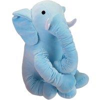 VFM e-Store Ultrasoft 40cm Blue Elephant Luxury Pastel Ruffled Plush Cuddly Toy