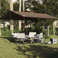 Berkfield Home Camping Tarp Brown 451x420 cm Waterproof