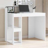 Berkfield Home Office Desk White 103.5x56.5x94 cm Engineered Wood