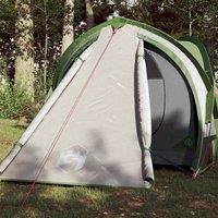 Berkfield Home Camping Tent Dome 2-Person Green Waterproof