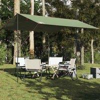 Berkfield Home Camping Tarp Green 360x294 cm Waterproof