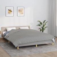 Weighted Blanket Grey 200x200 cm 9 kg Fabric