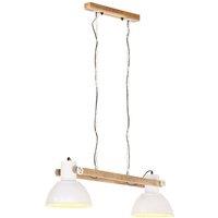 Berkfield Home Industrial Hanging Lamp 25 W White 109 cm E27