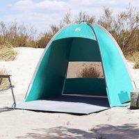 Berkfield Home Beach Tent 3-Person Sea Green Waterproof