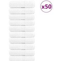 Premium Guest Towels SOLUND 50pcs White 30x50cm 600gsm