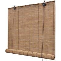 Berkfield Home Brown Bamboo Roller Blinds 150 x 220 cm