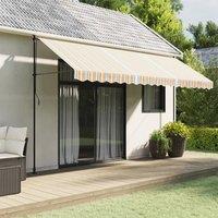 Berkfield Home Replacement Fabric for Awning Multicolour Stripe 4.5x3 m