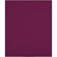 Berkfield Home Jersey Fitted Sheet Bordeaux 90x200 cm Cotton in Red