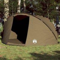 Berkfield Home Fishing Tent 5-Person Olive Green Waterproof