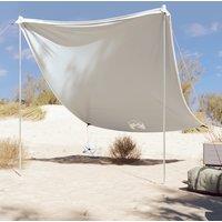 Berkfield Home Beach Canopy with Sand Anchors Grey 214x236 cm