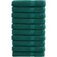 Berkfield Home Premium Sauna Towels SOLUND 10 pcs Green 80x200 cm 600 gsm