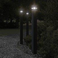 Berkfield Home Outdoor Floor Lamp Black 110 cm Aluminium